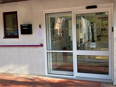 Automatic Single Sliding Aluminium Door