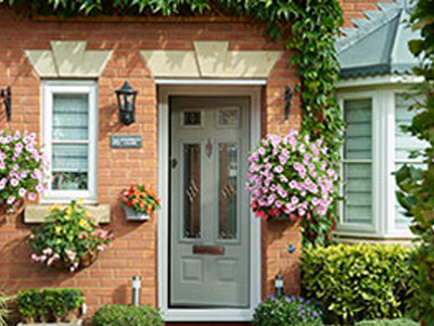 Green Composite Front Door