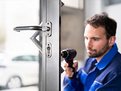 Door Engineer servicing door