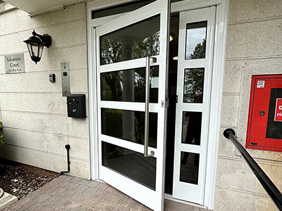 Automatic Aluminium Swing Door