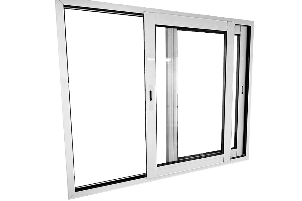 White Medium Duty Aluminium Sliding Window